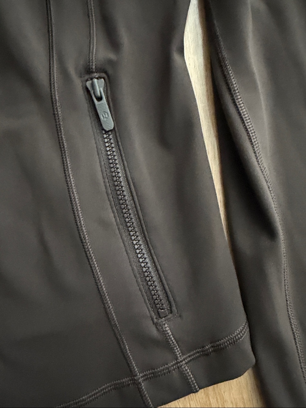 lululemon athletica Brown Full-Zip Utility Buttery Soft Align  Jacket - Picture 10 of 11